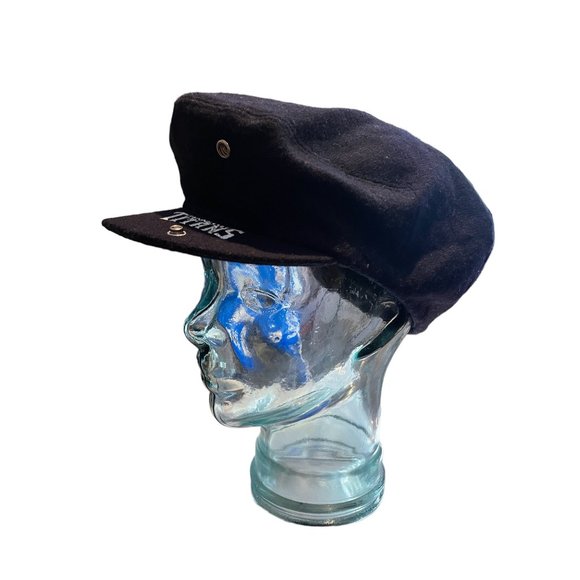 Titans NFL wool driver cap warm paper boy hat mens football navy size s/m - Picture 2 of 8